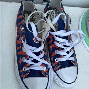 Stylish Blue and Orange  Sneakers